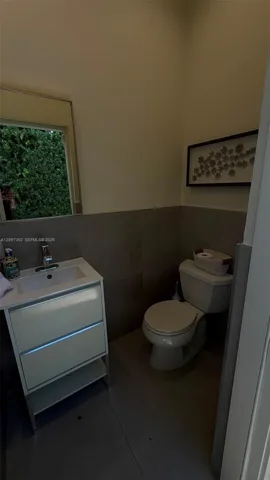 Outdoor pool bathroom