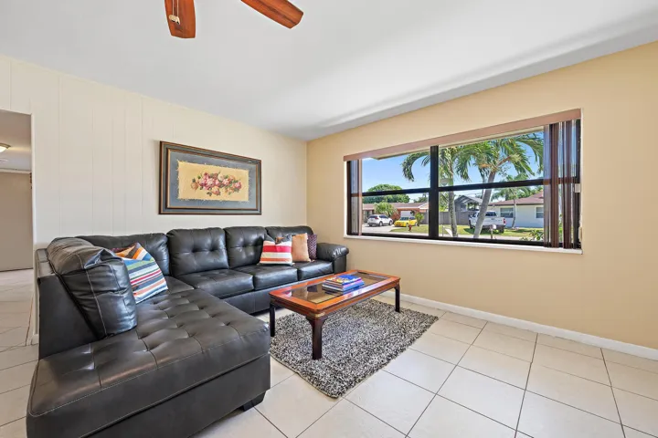 Large windows bring abundance of natural light in.