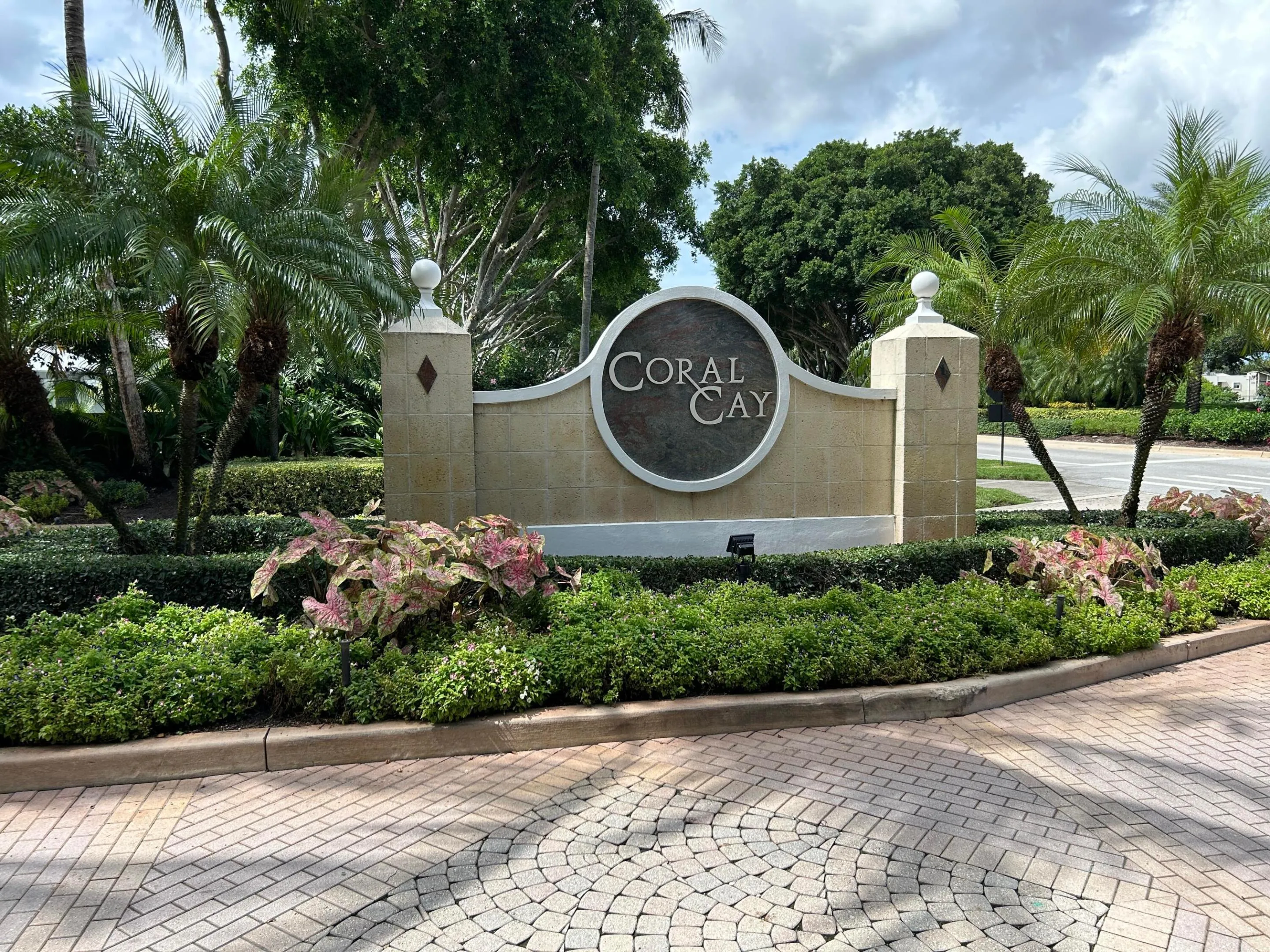 Coral cay sign