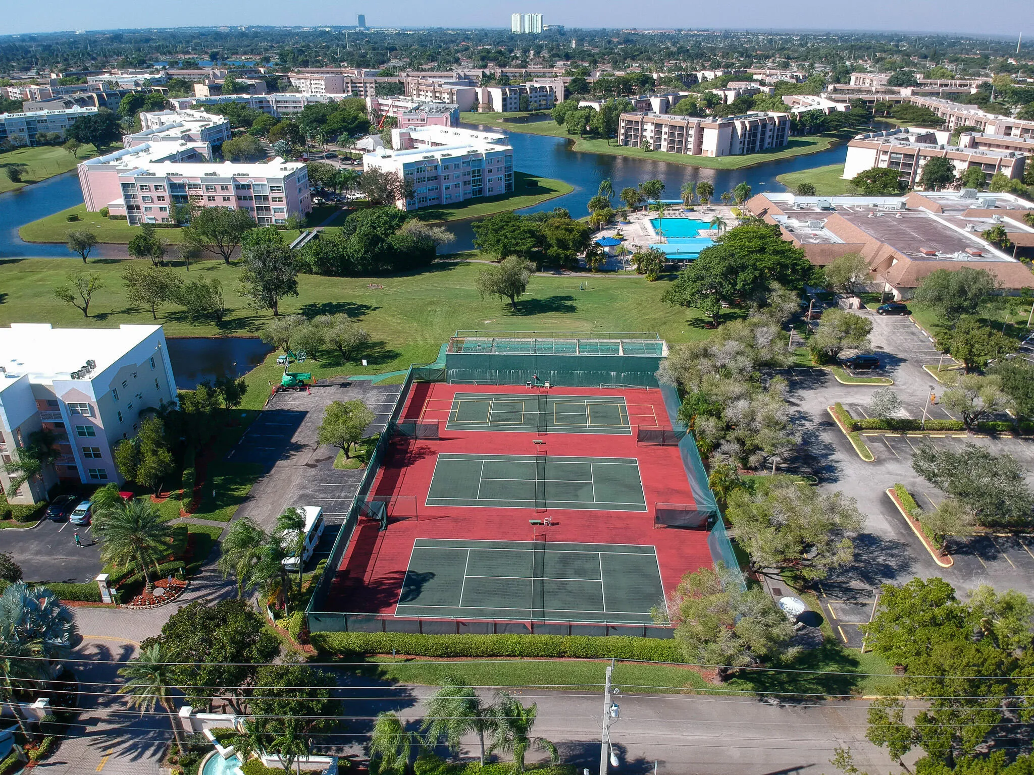 Tennis courts