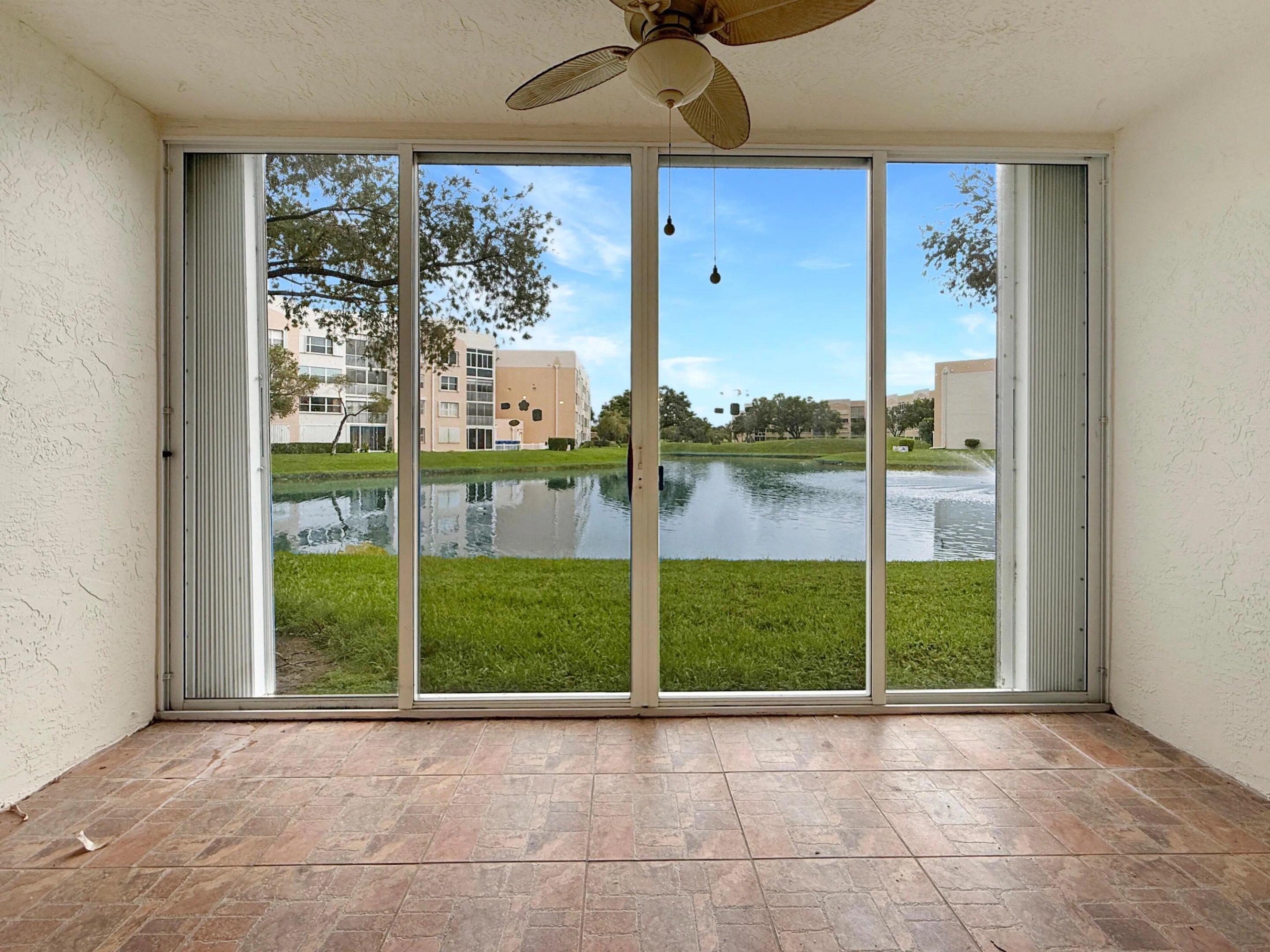 Lakefront view from porch