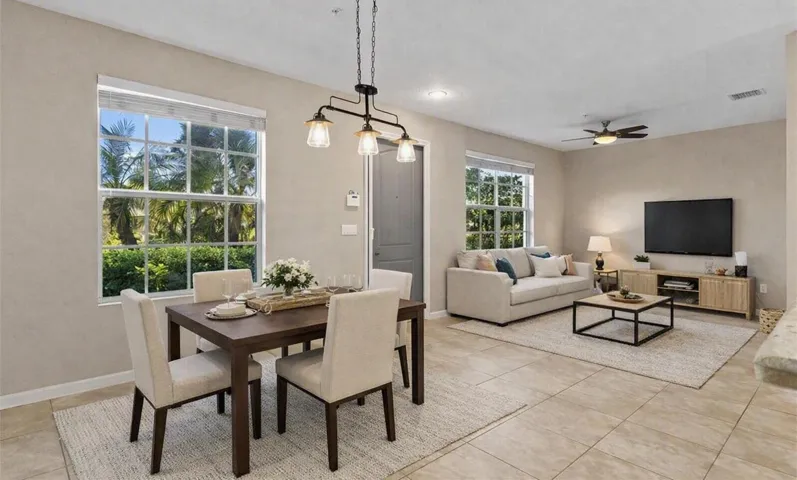 Living & dining room enhanced