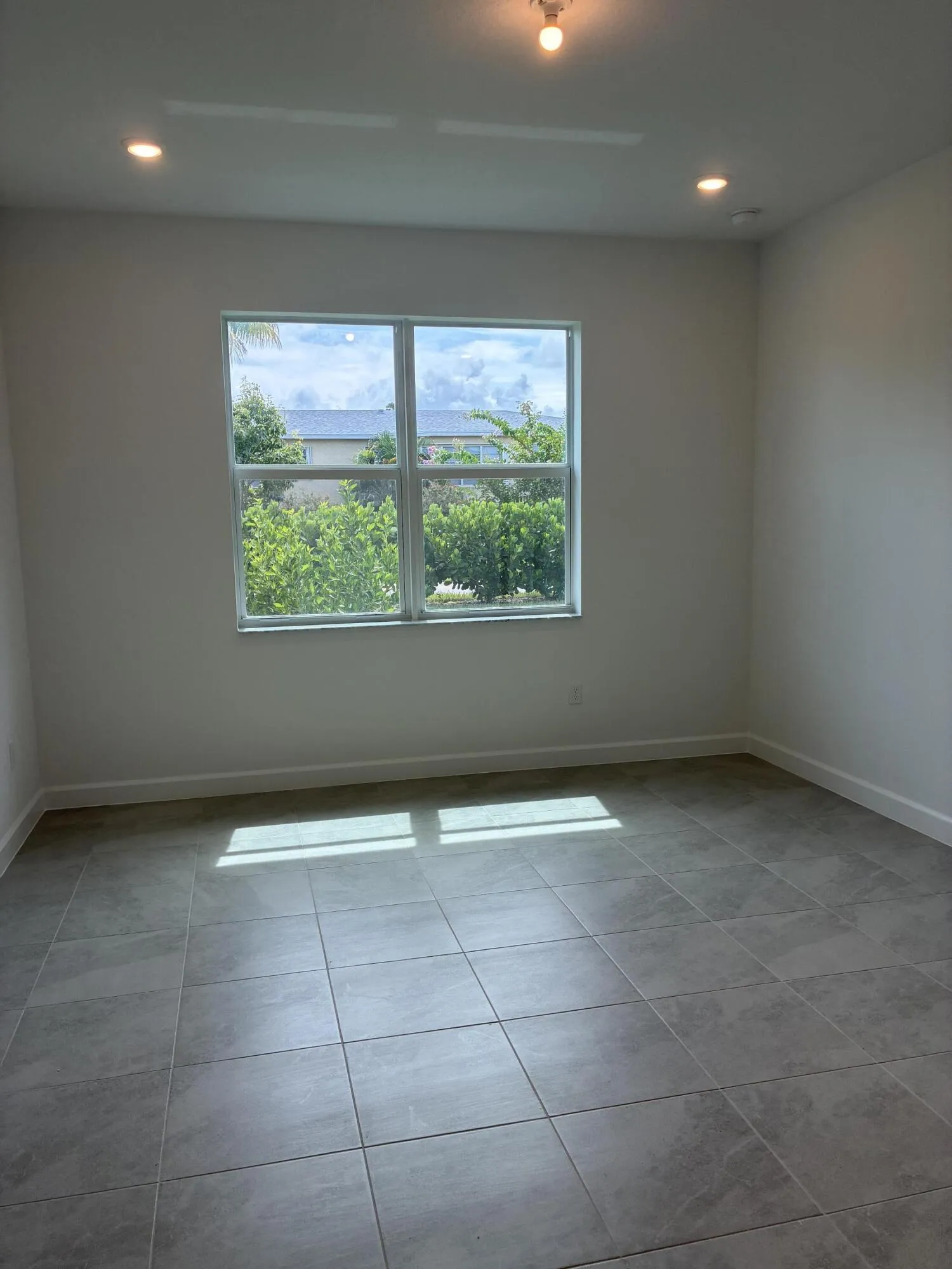 Master suite tile floors