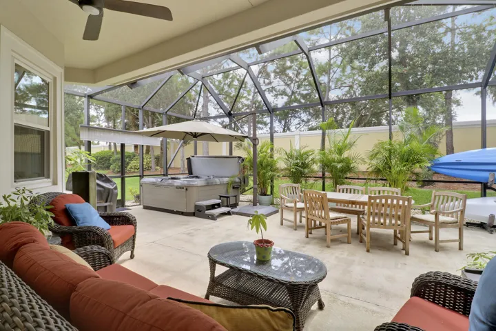 Extended Screened Patio