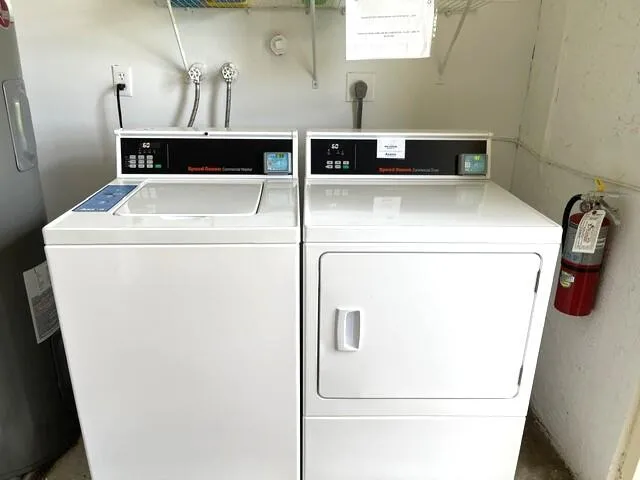 Shared prepaid card laundry room in each