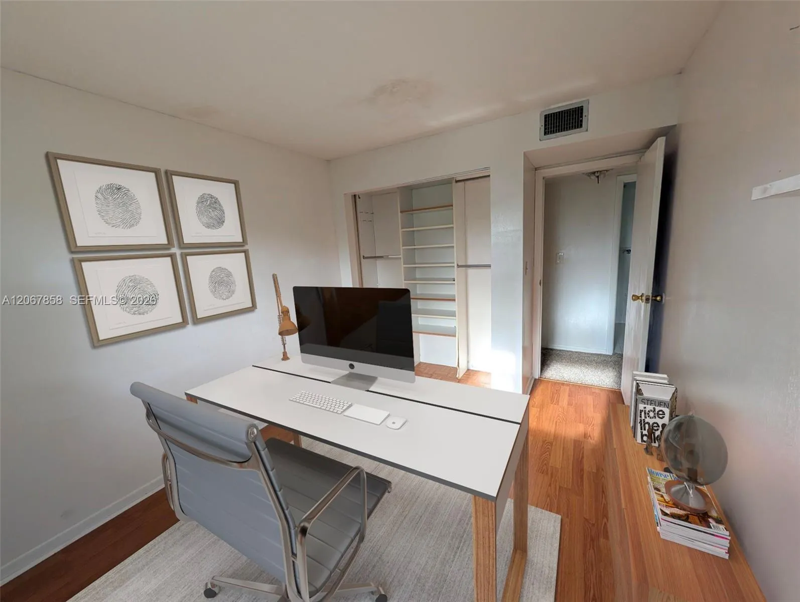 Virtually staged to show potential