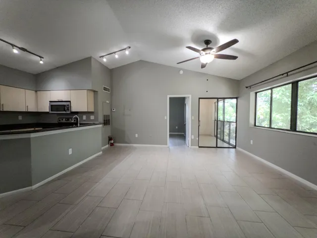 Open concept living/dining room