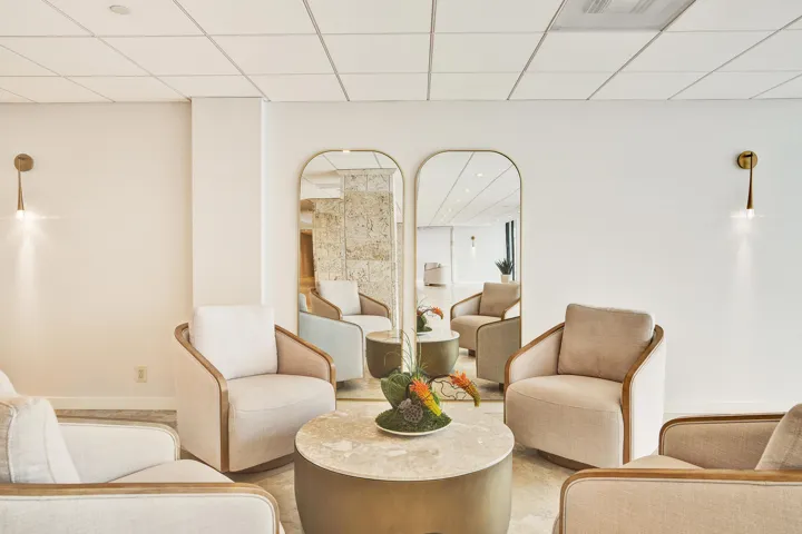 Shore Club lobby.