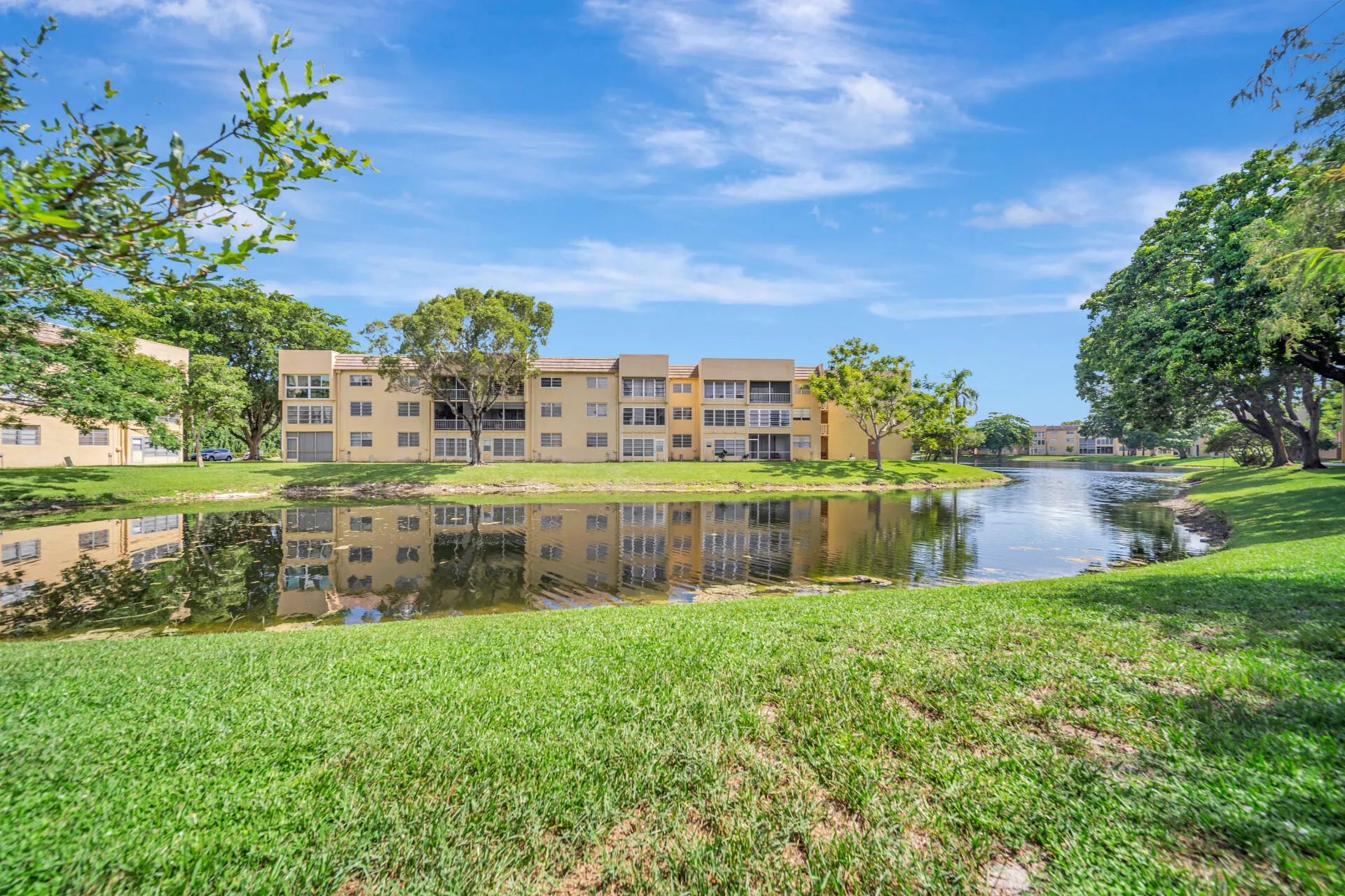 Lovely grassy area and water directly off the Sun Room
