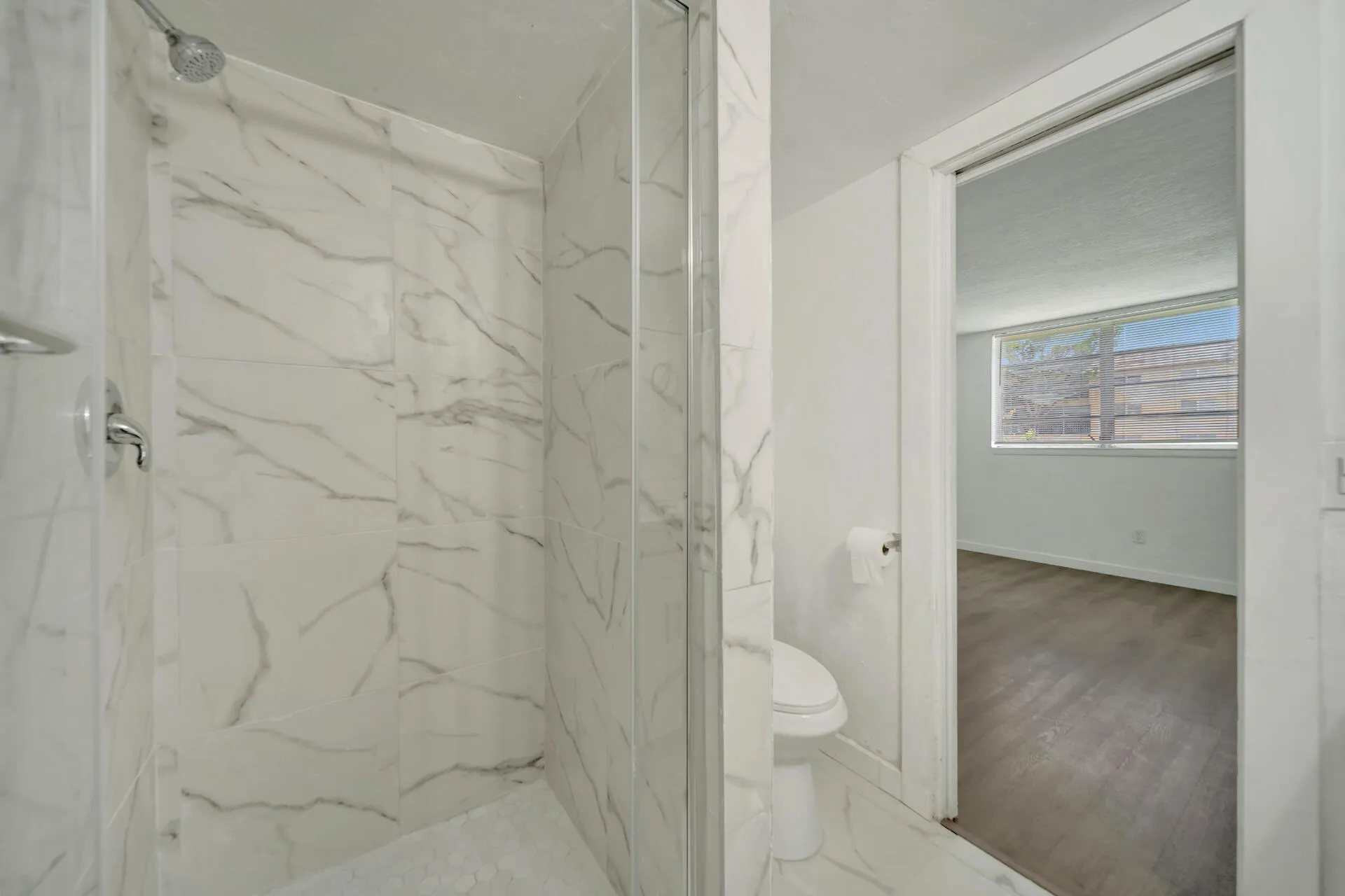 Modern Primary Bathroom Shower