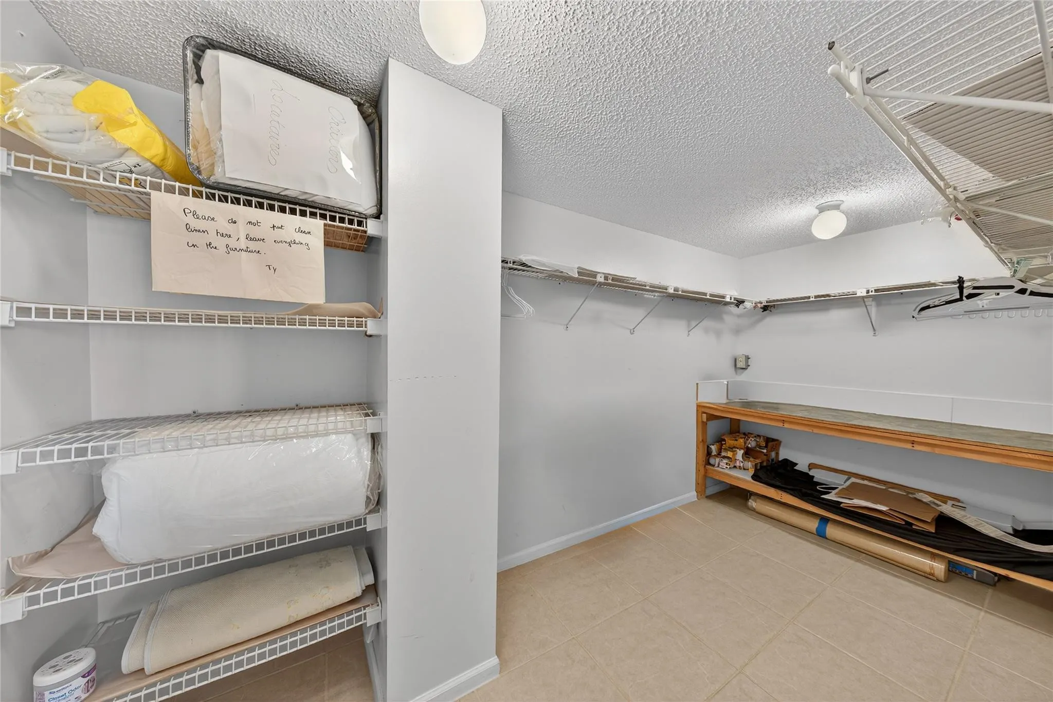 Master closet