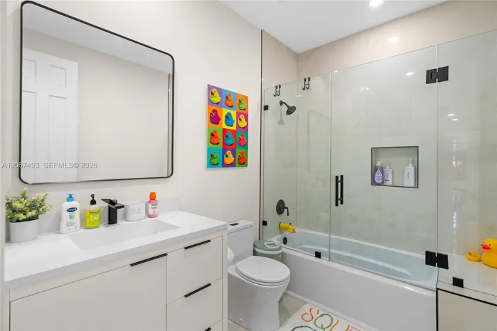 bathroom - shared by bedroom #3 & #4