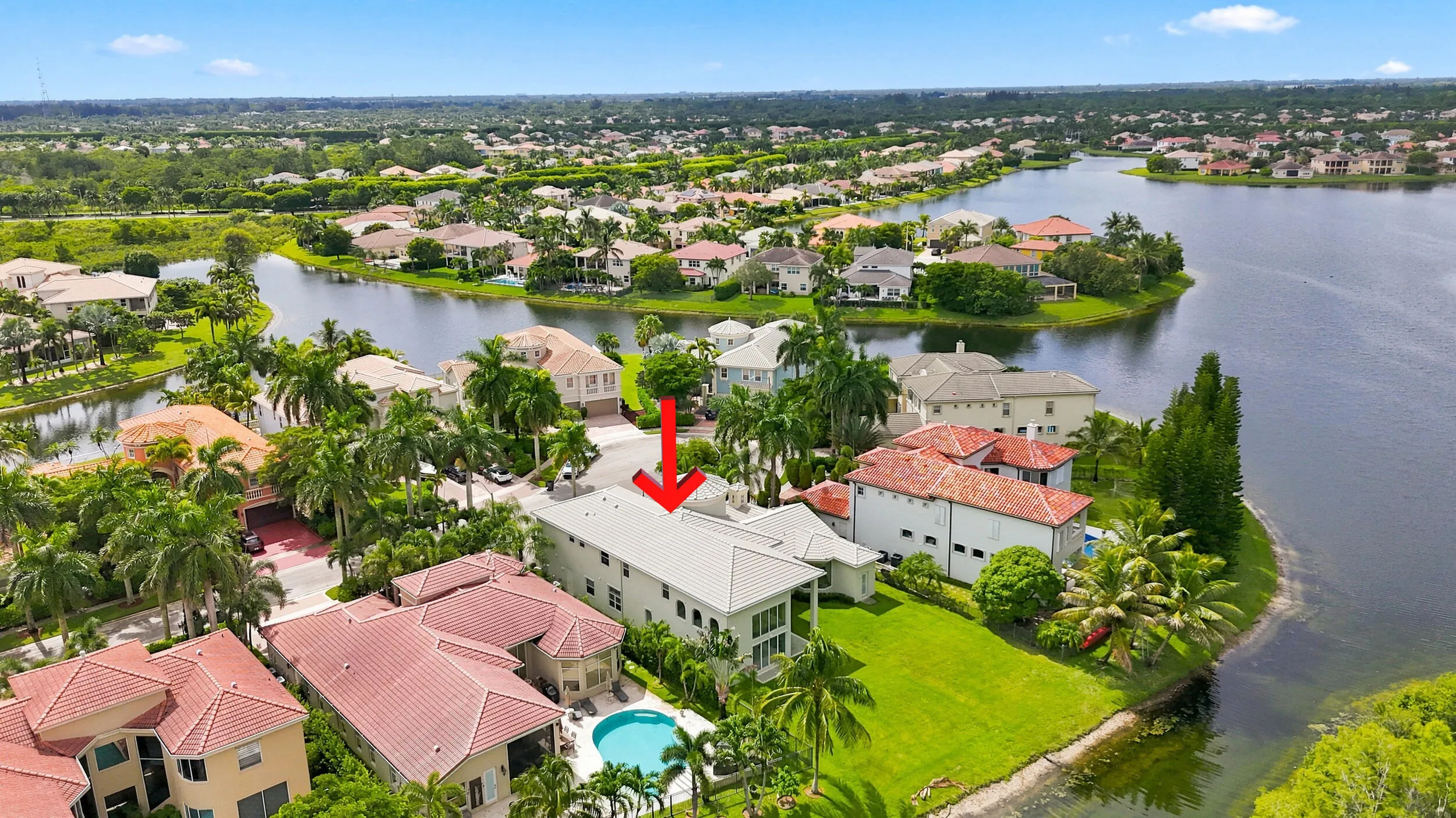 Premium cul de sac lake/natural preserve lot with mature landscape and 3 car garage