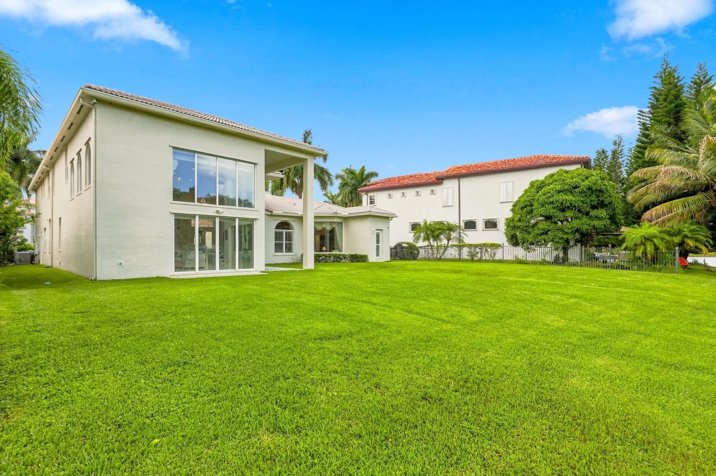 Large backyard with natural preserve. West facing. Plenty of room for a large pool and outdoor area