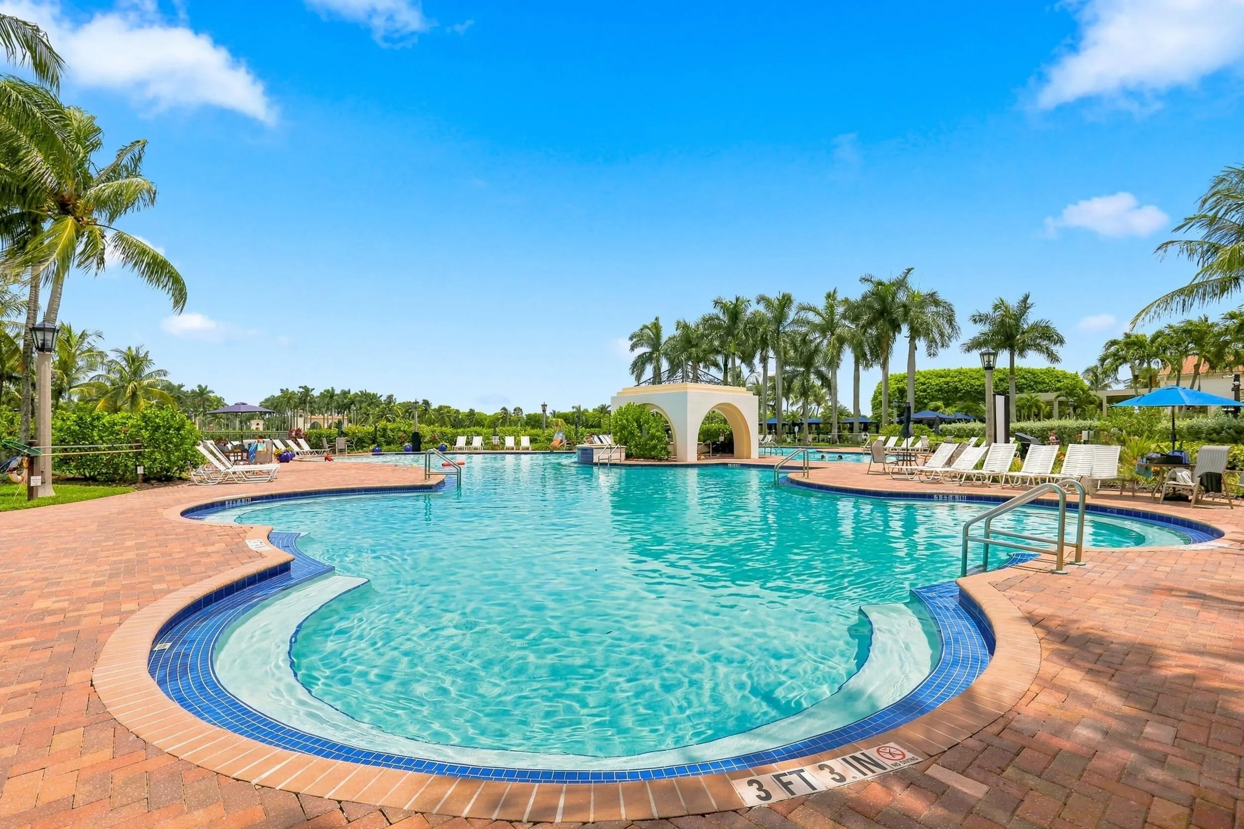 Clubhouse pool area.