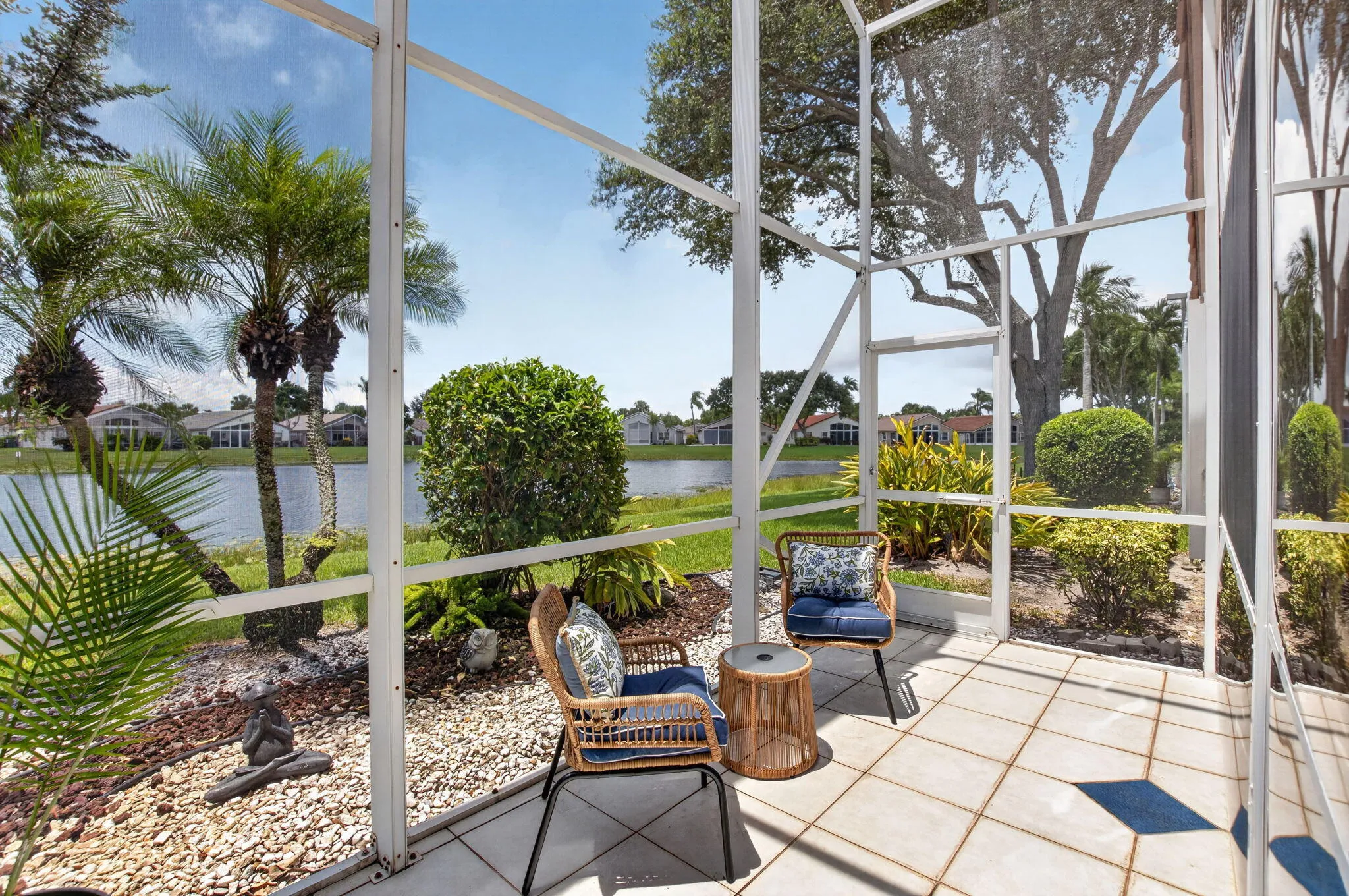 Screen enclosed patio