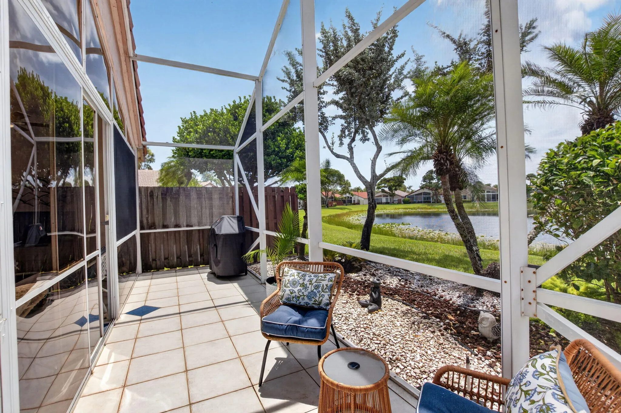 Screen enclosed patio