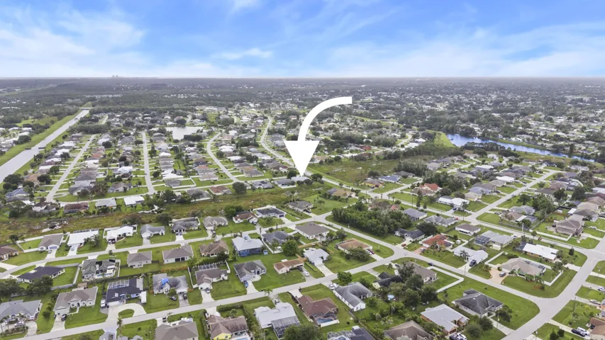 Aerial close to Shopping