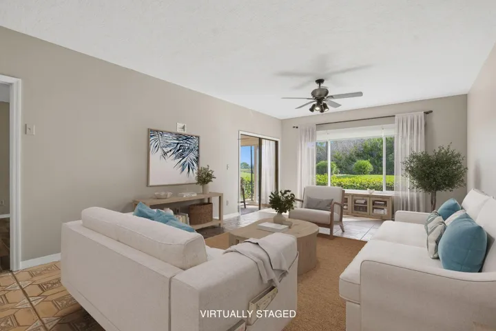 Living Room w/ River Views