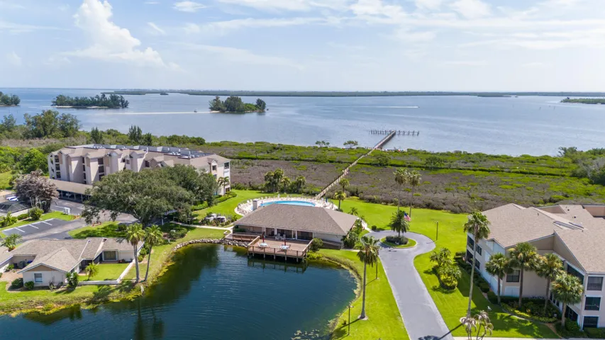 Aerial View of Pool & River
