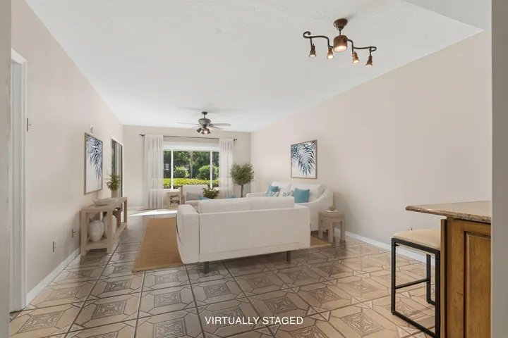 Living Room w/ River Views