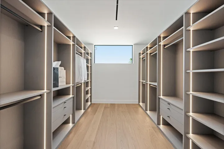 Primary closet