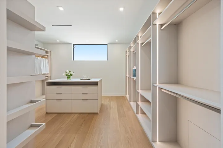 Primary closet