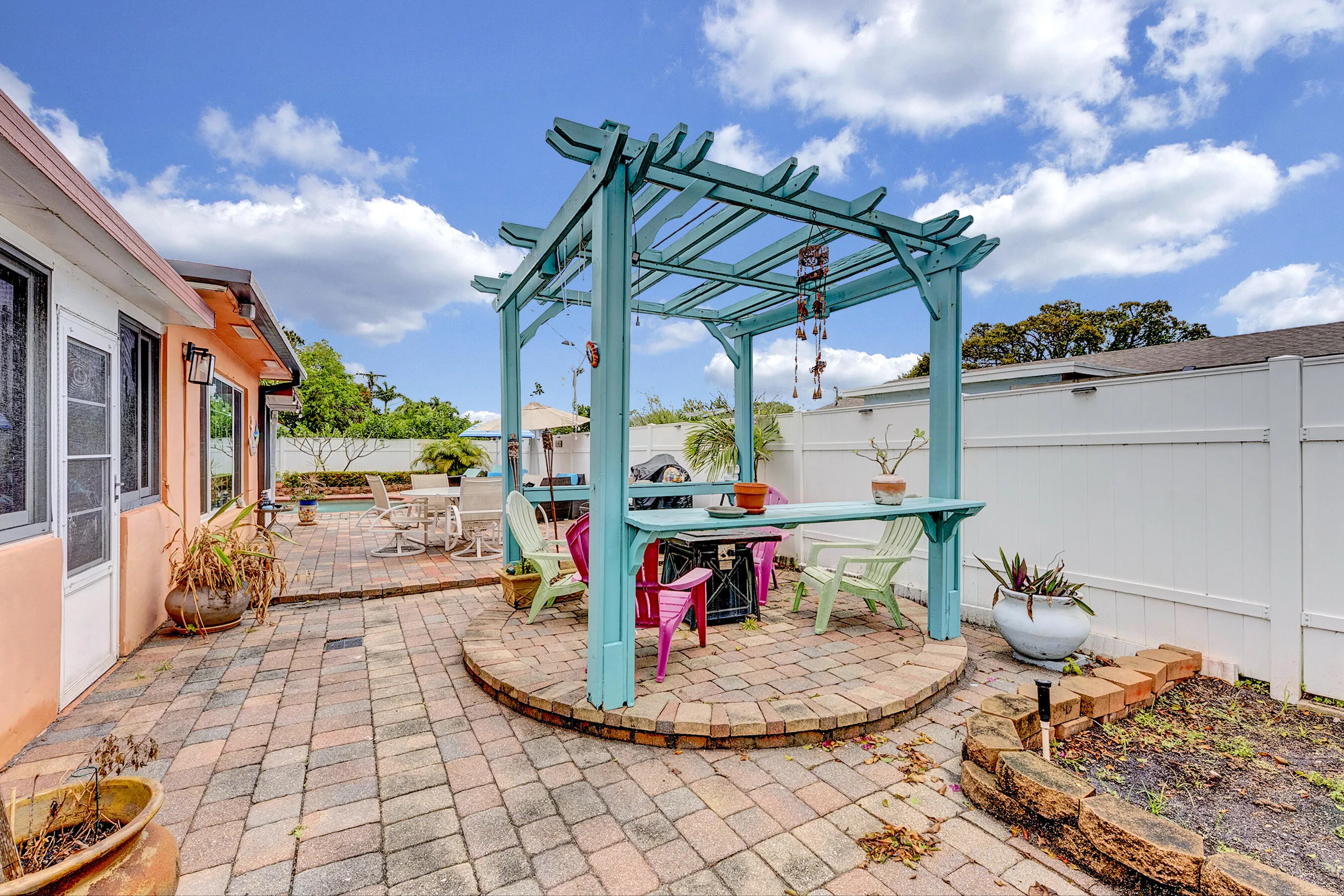 Backside of Yard