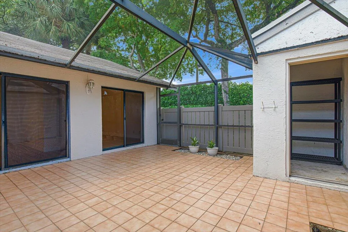 Back Patio with Storage