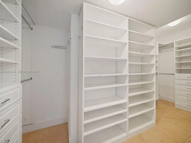 Master walk-in closet upstairs