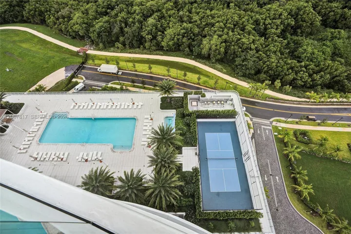 views from balcony