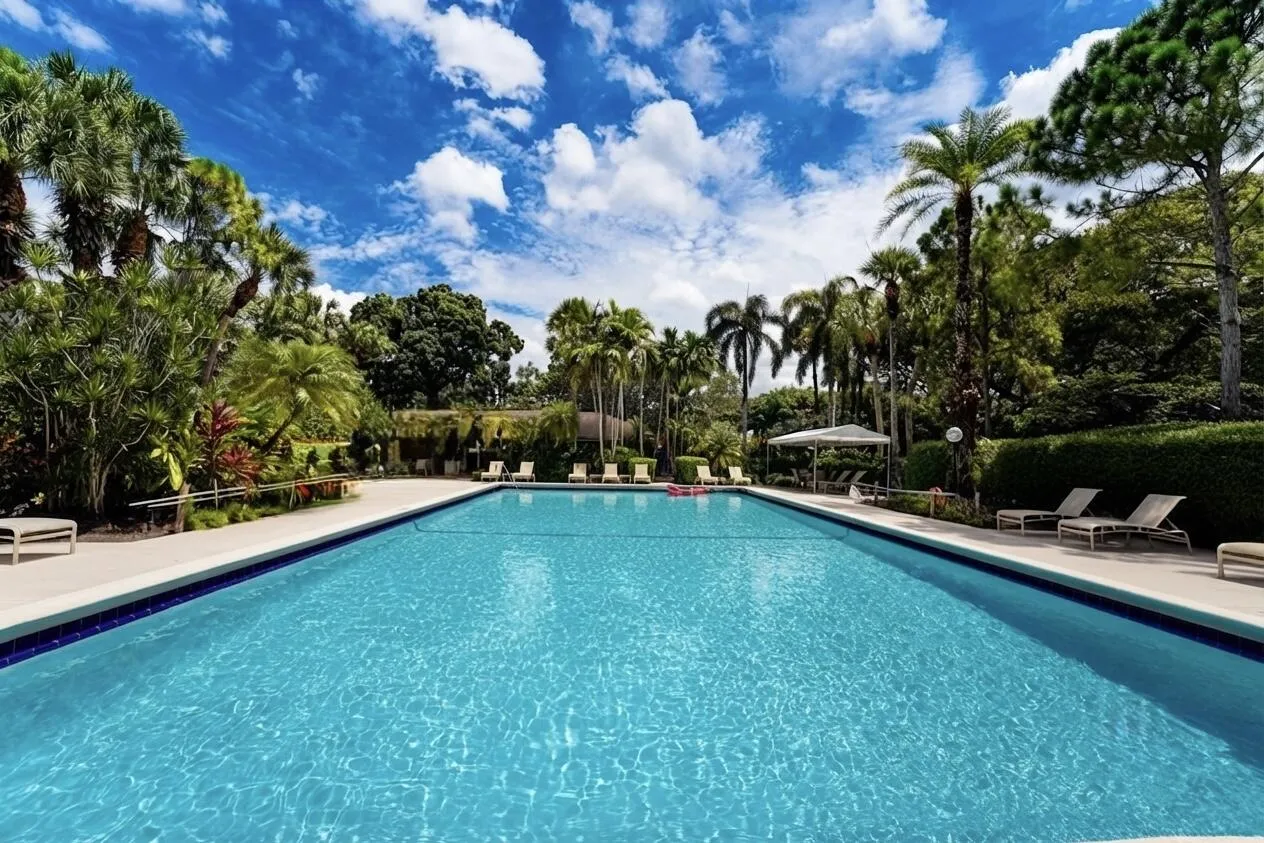 One of 2 heated pools/cabanas.