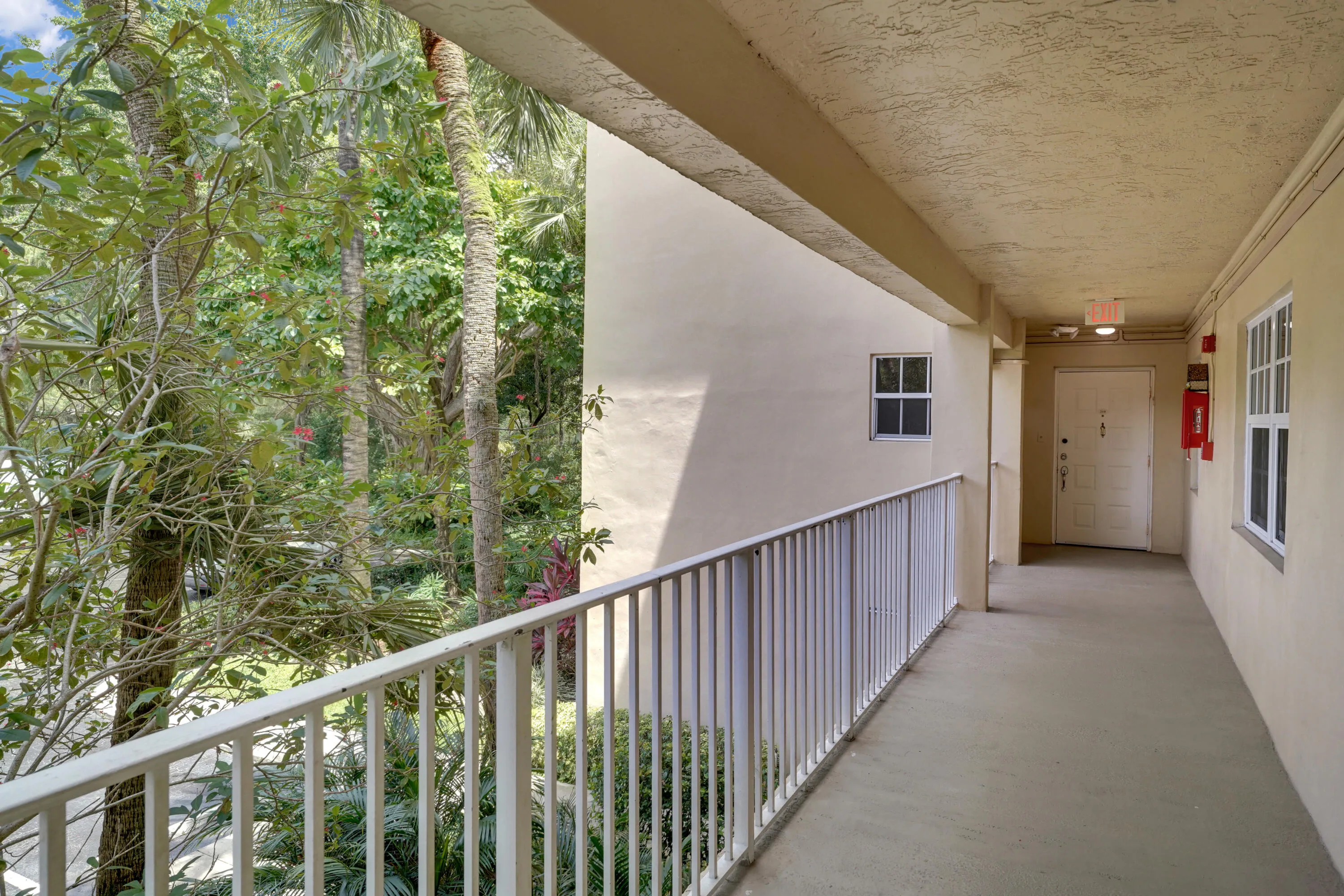 Serene end unit on 2nd floor