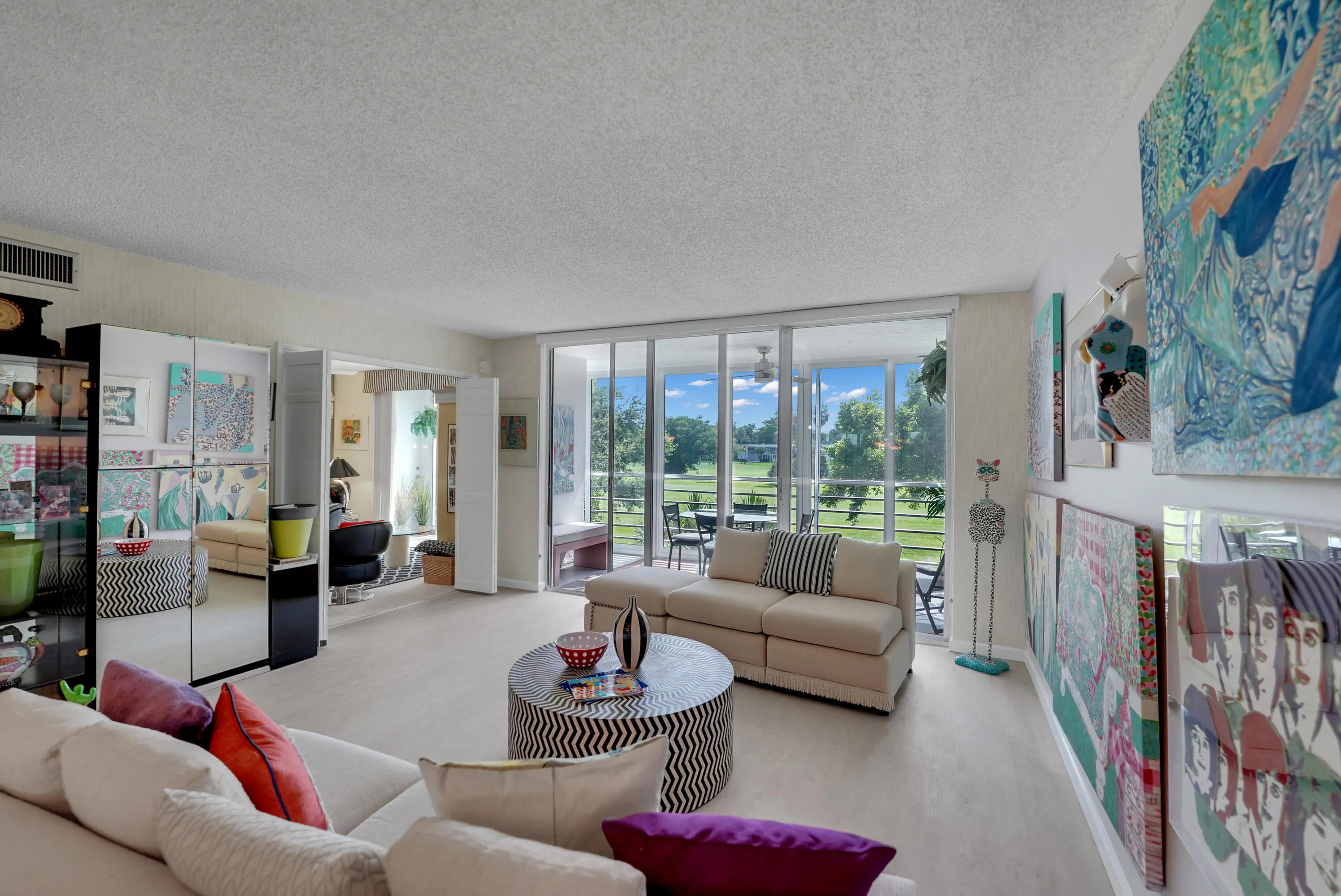 Exquisite views from this 2nd floor corner unit