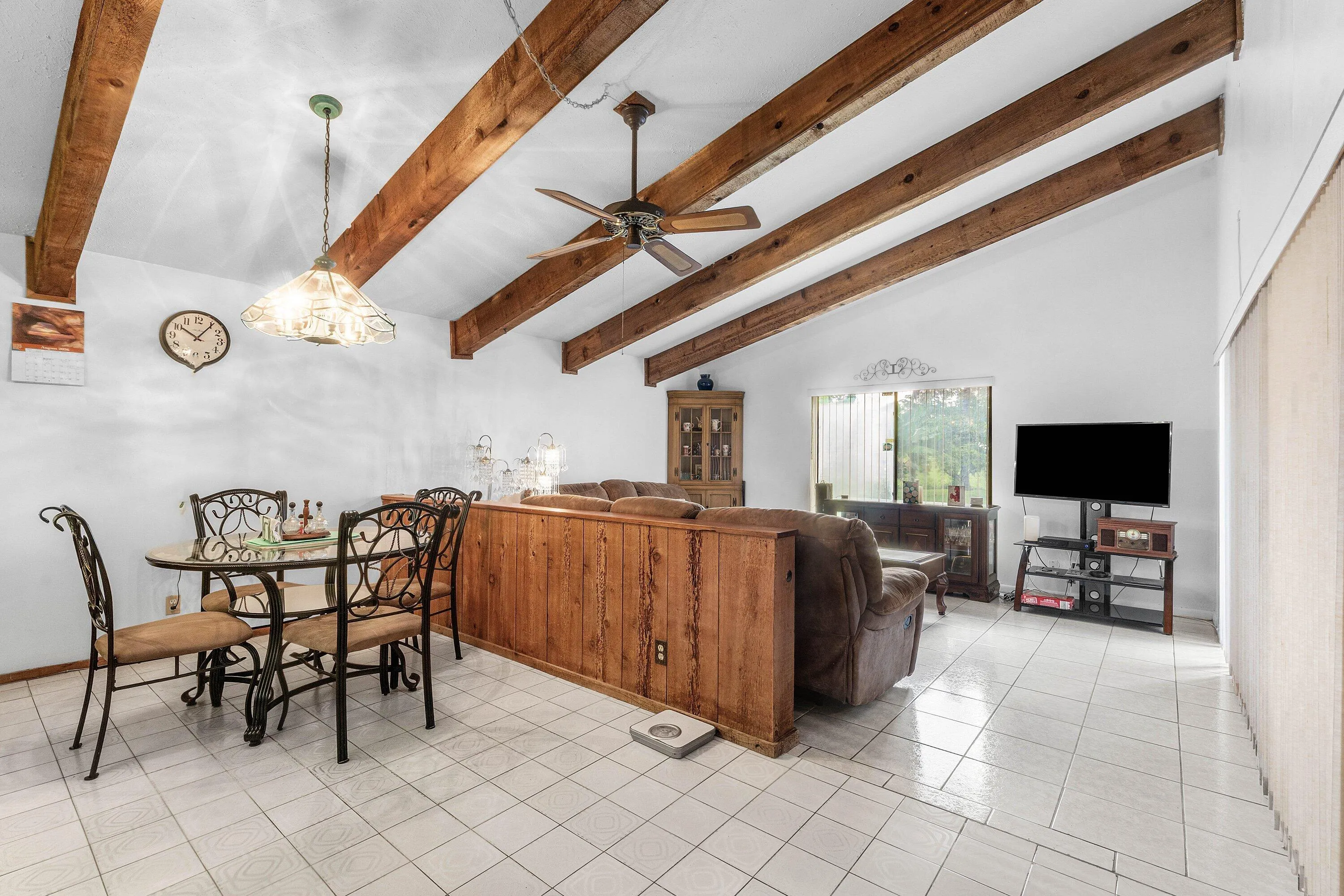 Breakfast Nook overlooking the cozy Family Room