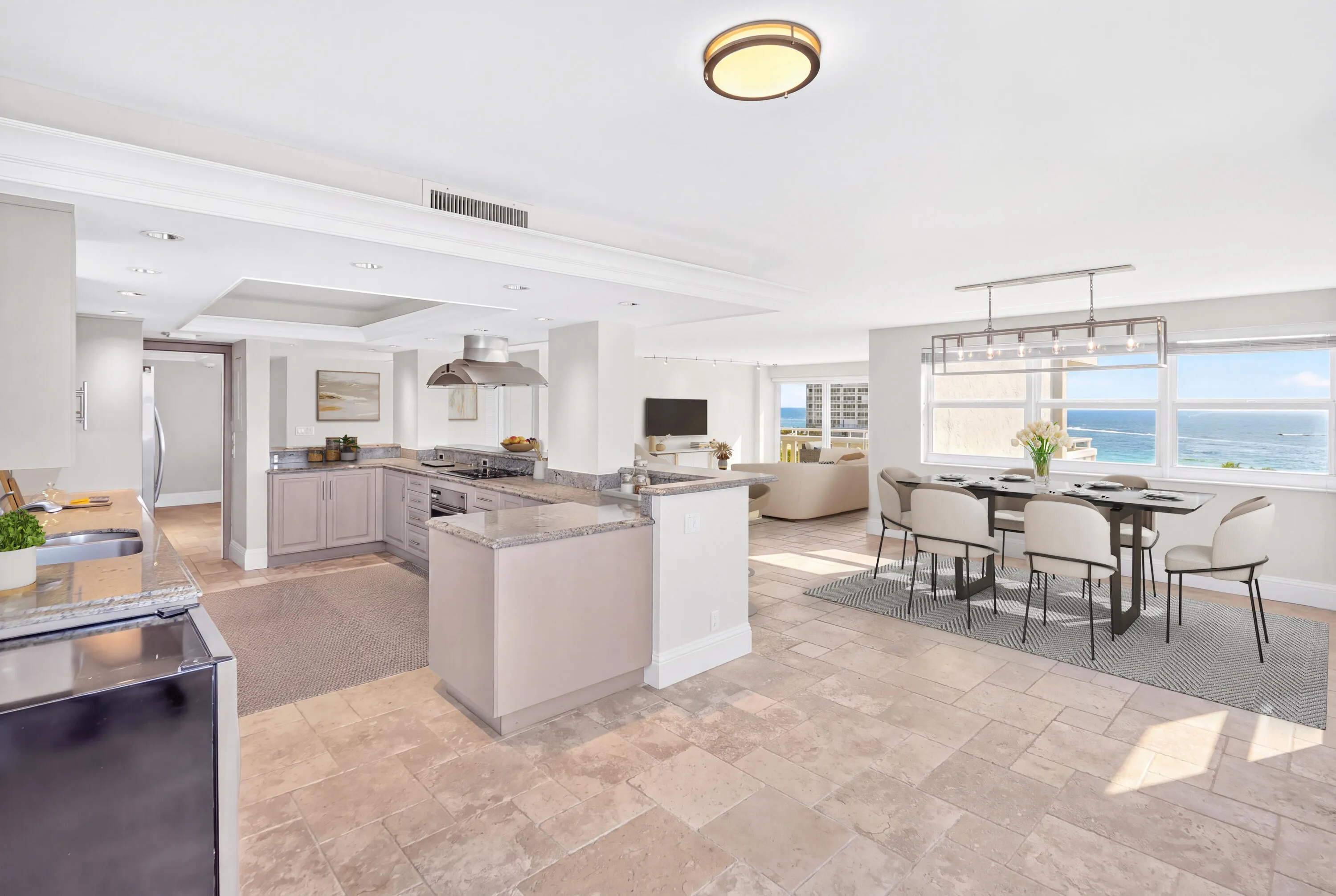 Corner Unit has windows & Ocean Views in Every Direction