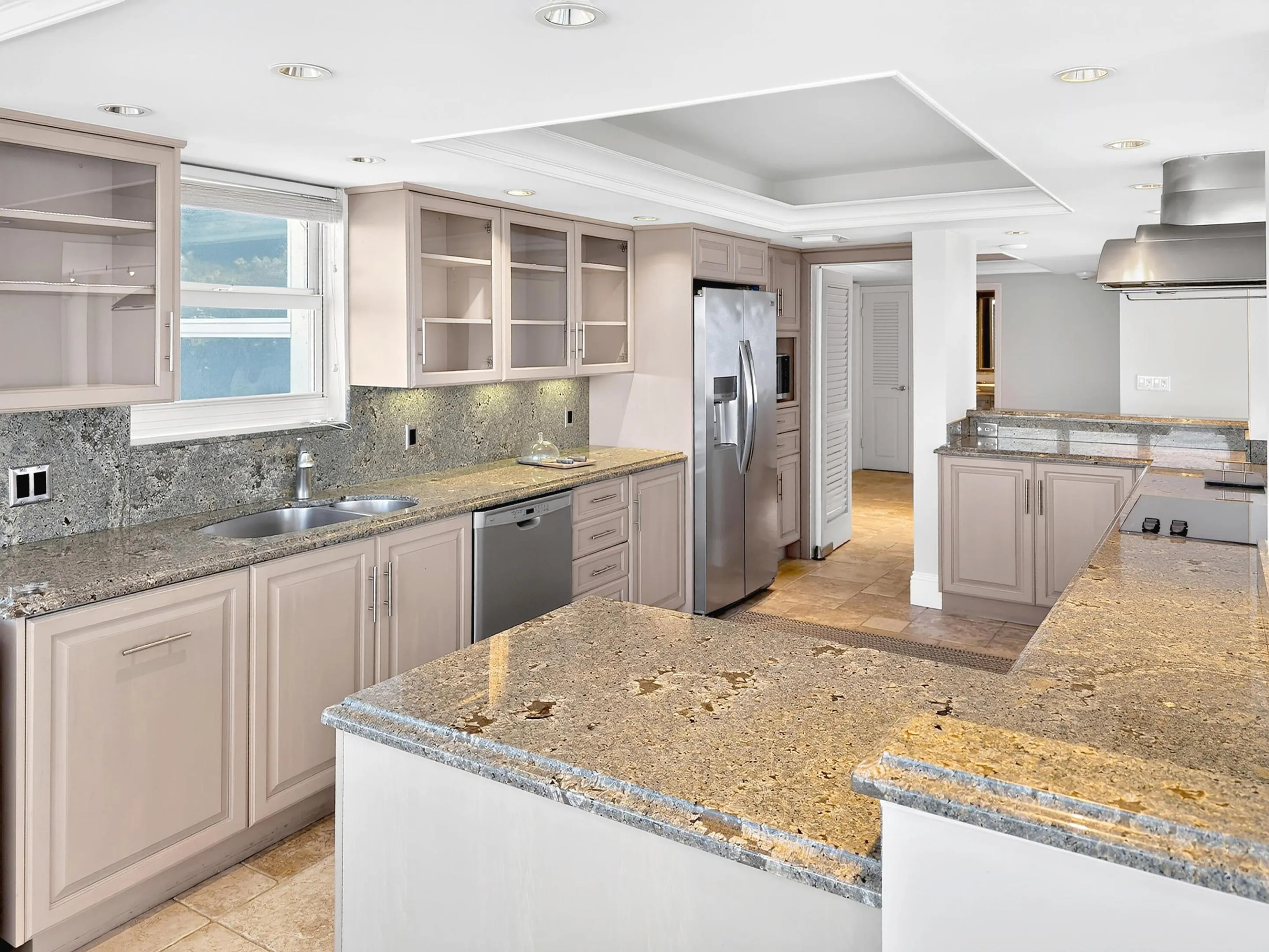 Gourmet Kitchen with Ocean & Port Views.