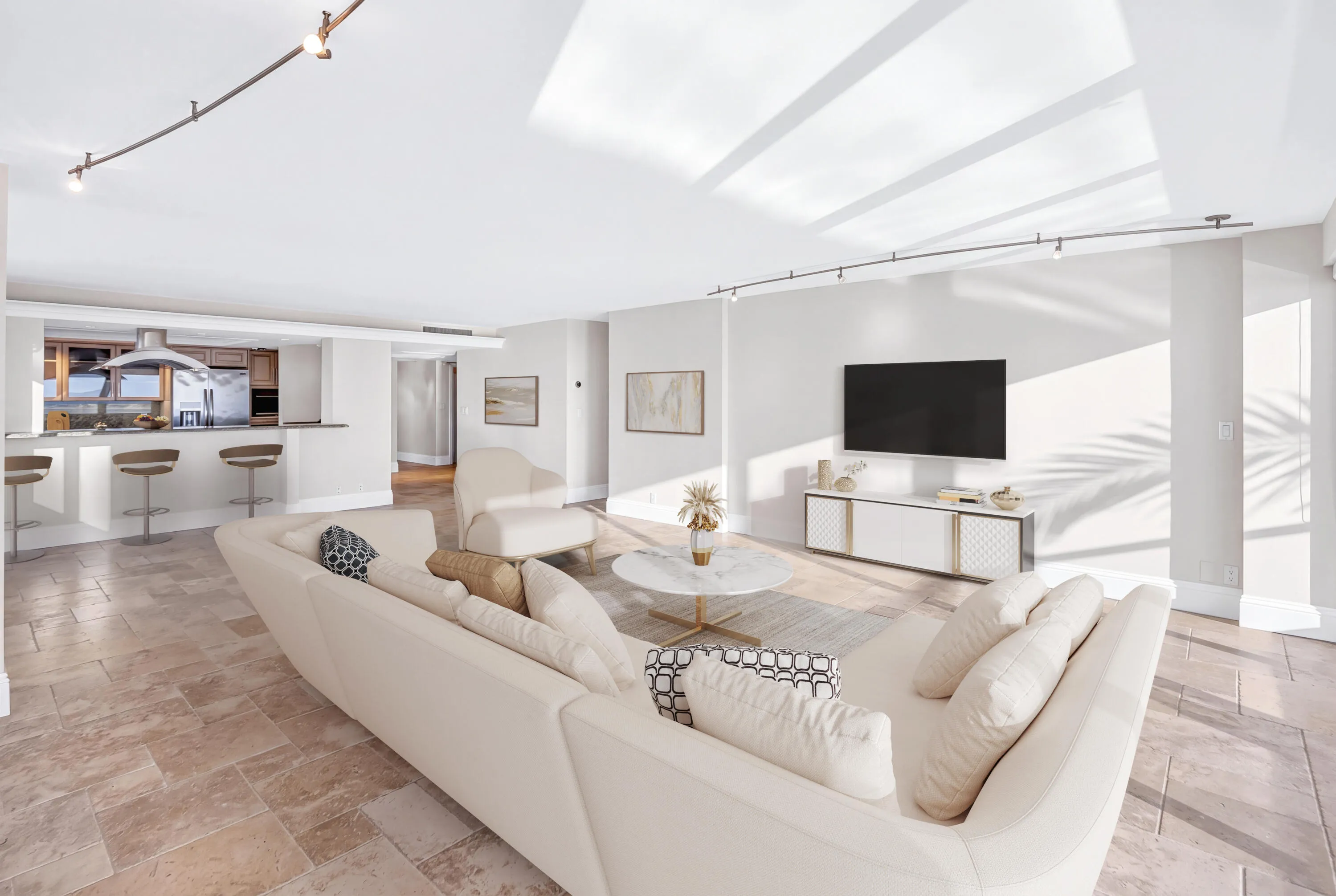 Virtually Stages livingroom
