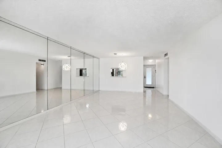 Freshly painted Living spaces are light and bright