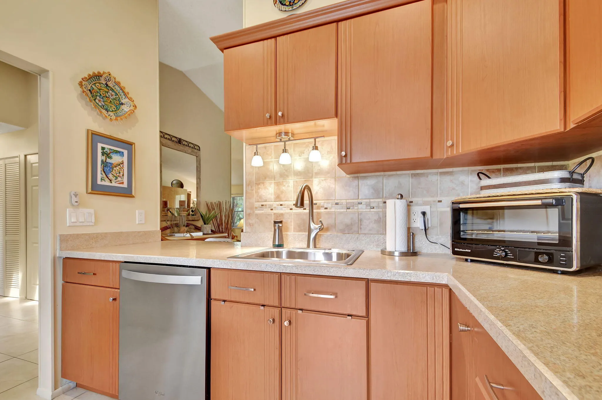 Pass through for easy entertaining.