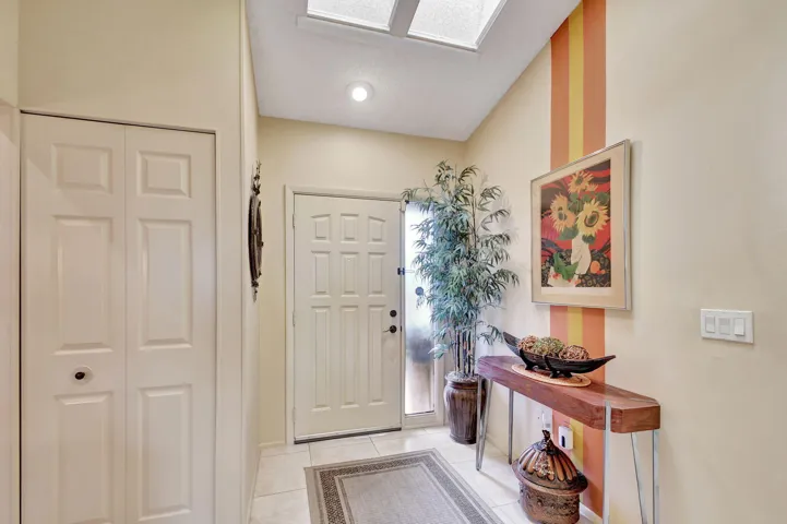 Skylights have manual shades.