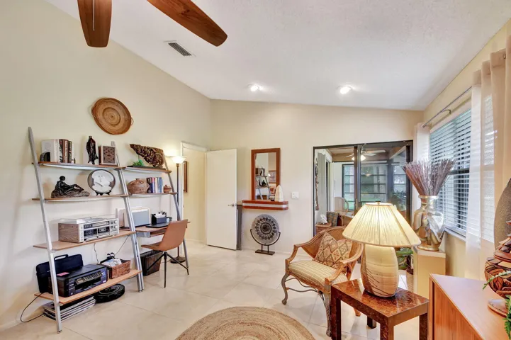 Enlarged living area can be converted to the 3rd bedroom.