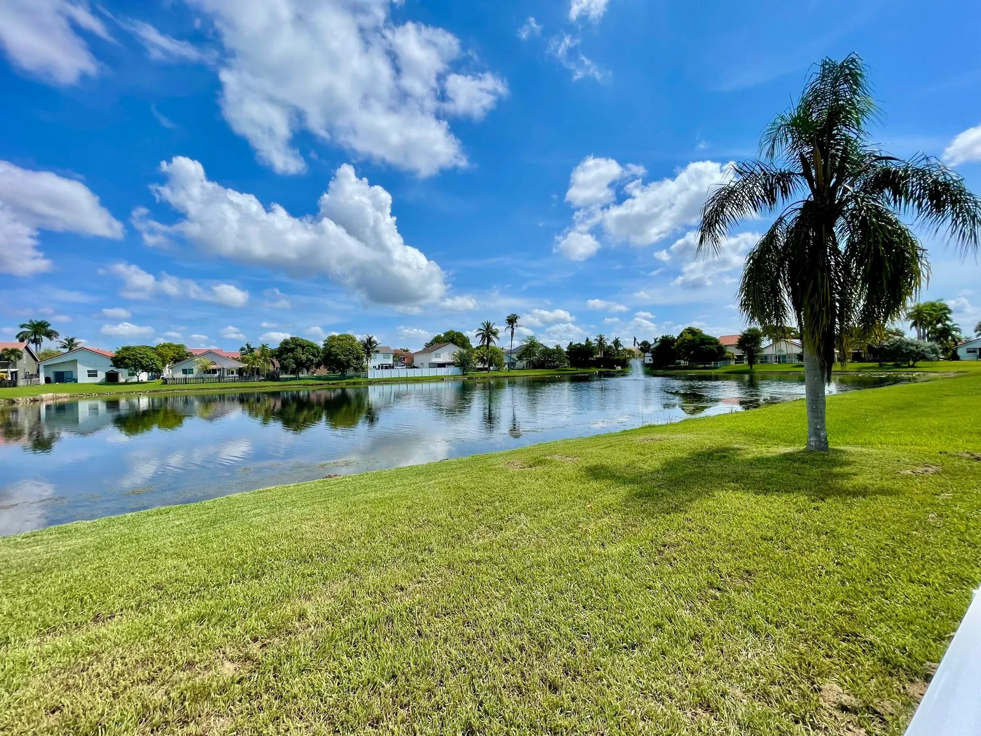 Fenced Waterfront Backyard