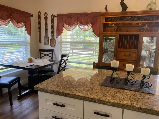 Classic kitchen and dinning table