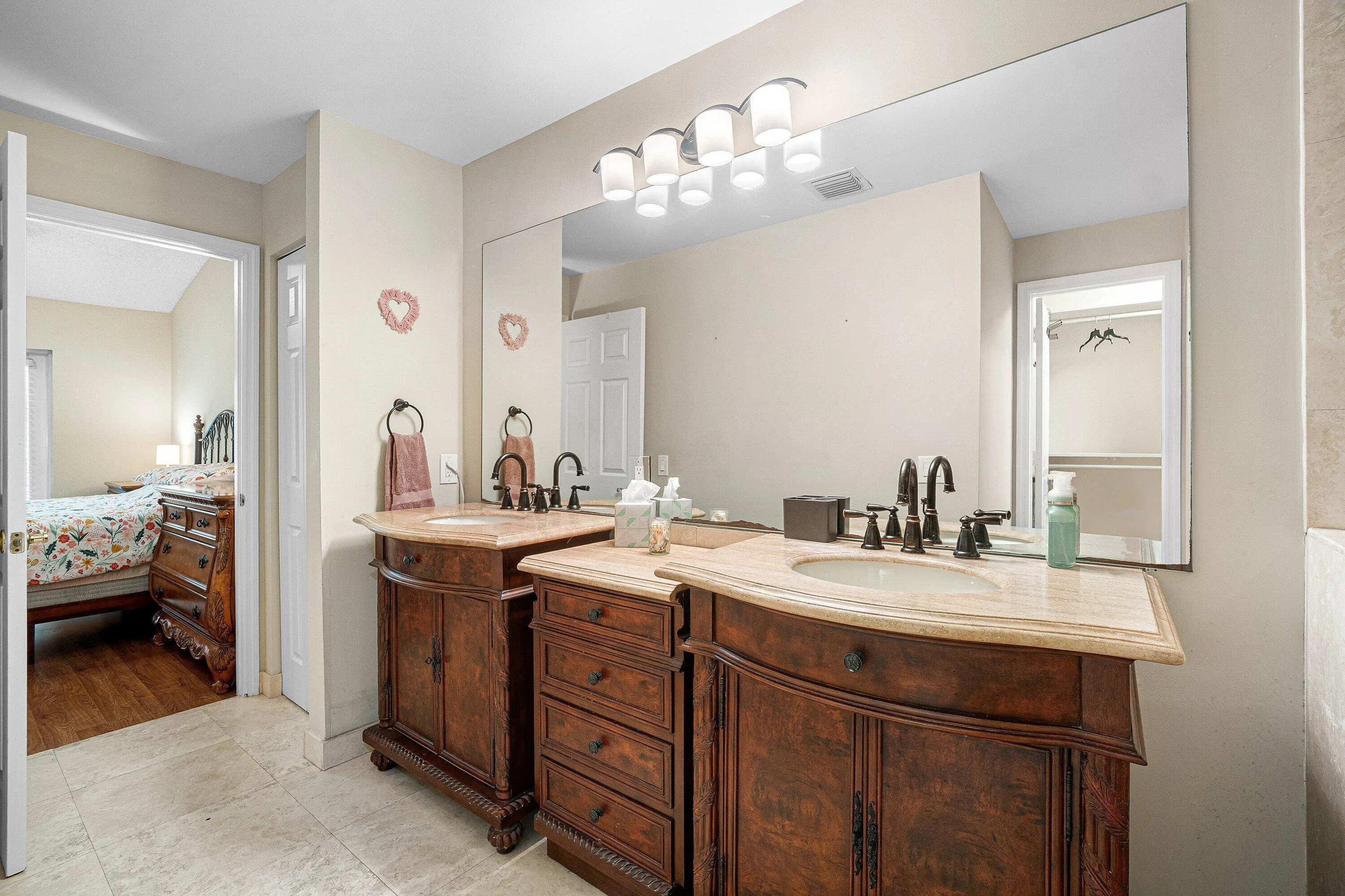 double sink vanity