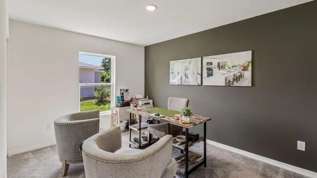 Model home - actual features may vary.