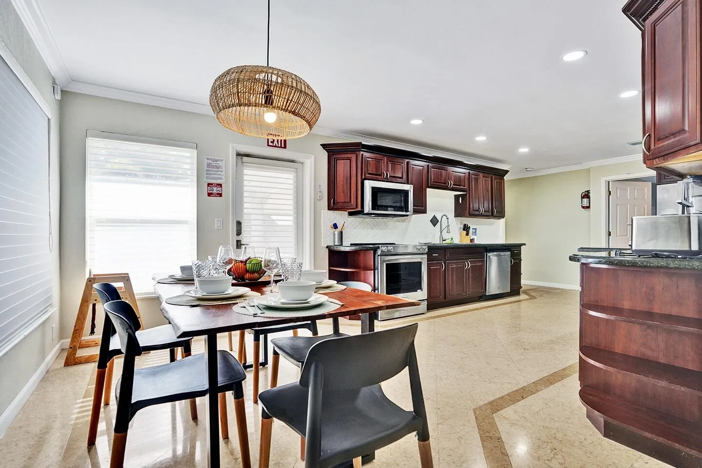 Dining Room and Kitchen