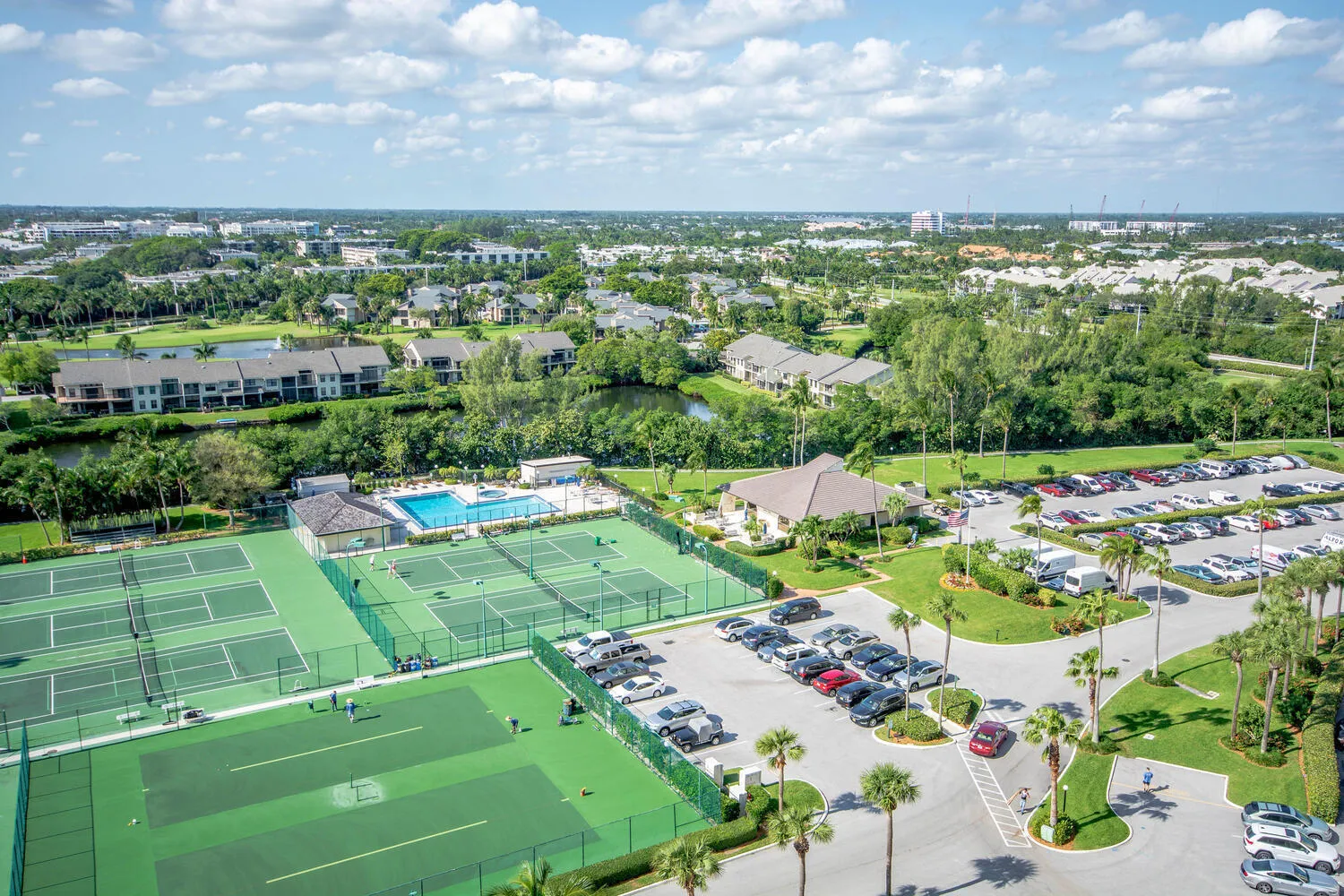 Tennis courts