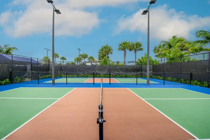 Numerous Pickleball Courts