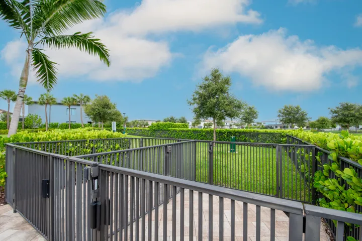 Pet friendly community with dog park